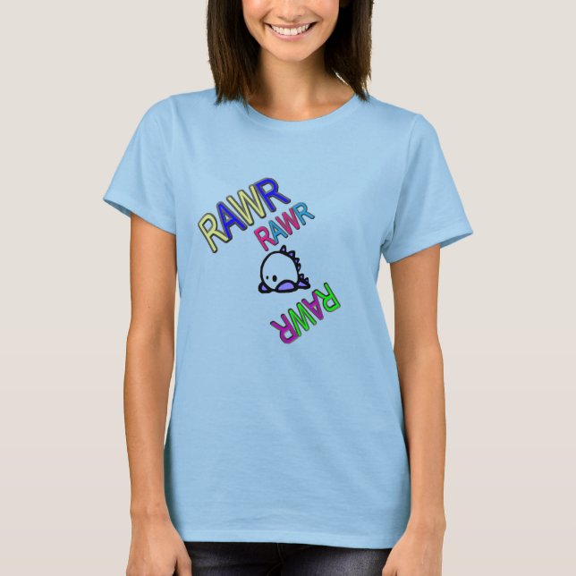 RAWR dino-shirt Tee Shirt (Framsida)