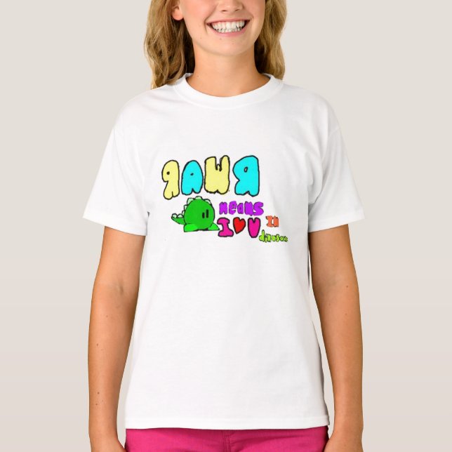 RAWR dino tshirt Tee (Framsida)