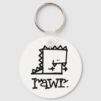 Rawr Dinosaur Meepple Keychain Nyckelring