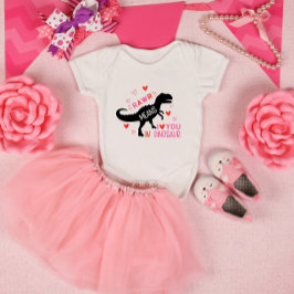 Rawr Dinosaur Valentine Day T Shirt