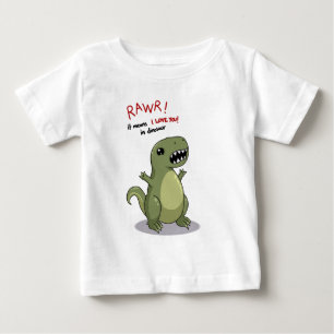 Rawr elak älskar jag dig i Dinosaur Tröja