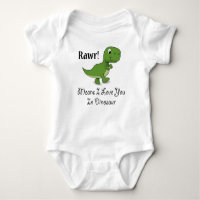 Rawr elak älskar jag dig i Dinosaur