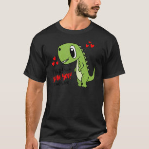 Rawr Elak I Kärlek du i Dinosaur T Shirt
