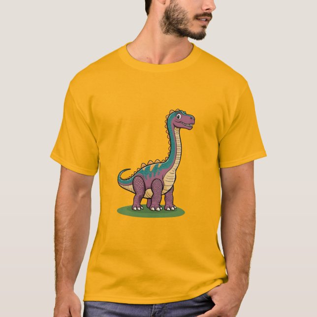 RAWR-Elakets Hej i Dinosaur T Shirt (Framsida)