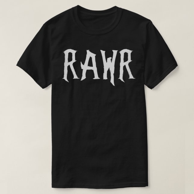 Rawr Emo T Shirt (Design framsida)