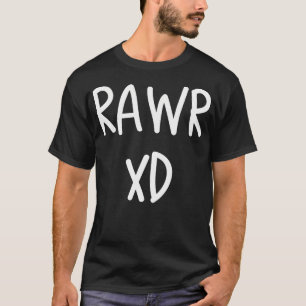 Rawr Emo Xd Scenester Scene Kid T Shirt