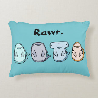 Rawr: Hajen kudder Prydnadskudde