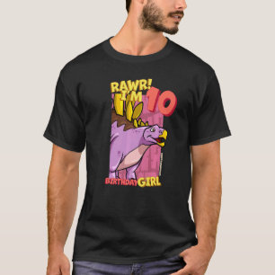 Rawr I är 10 födelsedagsflickor, 10:e födelsedagst T Shirt