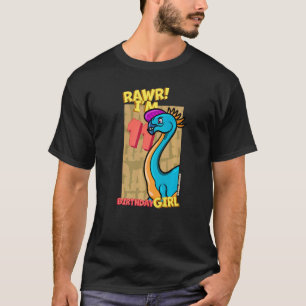 Rawr I är 11 födelsedagsflickor, 11:e födelsedagsd T Shirt