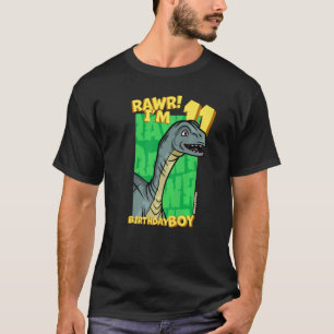 Rawr I är 11 födelsedagspojkar 11:e födelsedagsdin T Shirt
