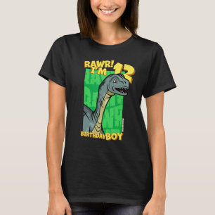 Rawr I är 12 födelsedagsboys 12:e Birthday Dino Mu T Shirt