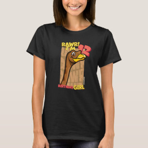 Rawr I är 12 födelsedagsflickor 12:e födelsedag Di T Shirt