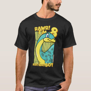 Rawr I är 8 födelsedagspojkar 8:e födelsedagen Din T Shirt