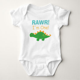 Rawr, jag är en, Cute Dinosaur för Spädbarn Tee