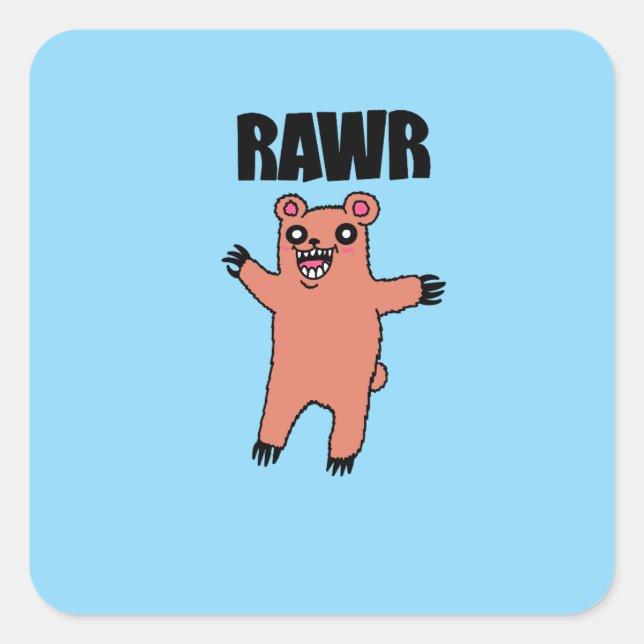 Rawr Klistermärke (Framsida)