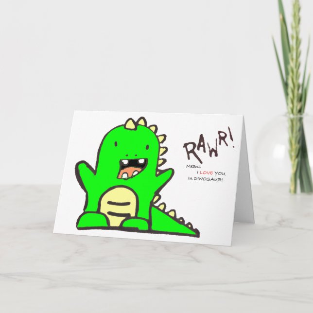 Rawr-kort Kort (Framsida)
