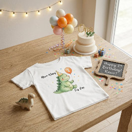 Rawr Means I'm One Dinosaur Baby First Birthday T Shirt