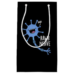 Rawr Nerve Funny Neurve Nerve Pun Mörk BG