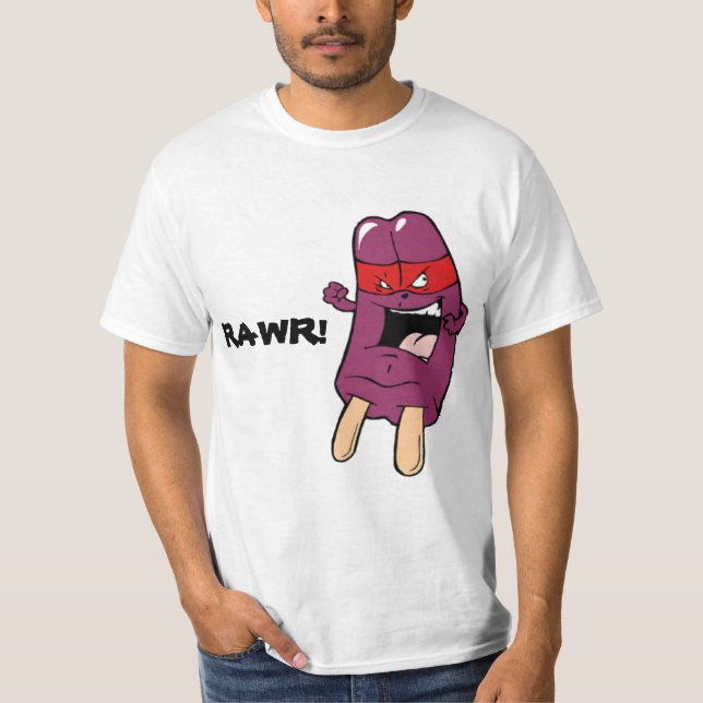 RAWR! Ninja glass T-shirt (Framsida)