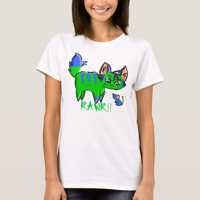 Rawr och mus - RAWR!! Tee Shirt (Framsida)