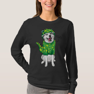 Rawr Siberian husky Dinosaur Hund T Shirt