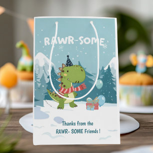 RAWR-some Dinosaur Winter Birthday