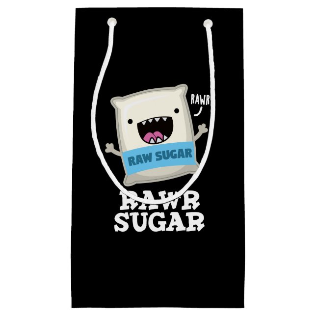 Rawr Sugar Funny Food Pun Mörk BG (Framsidan)