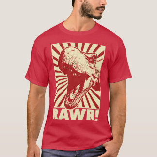 RAWR Tyrannosaurus Rex TRex Vintage Retro T Rex Shirt
