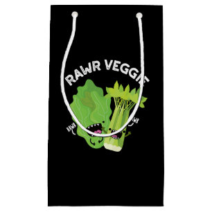 Rawr Veggie Funny Food Pun Mörk BG