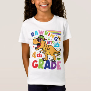Rawring till fjärde Klass Back to school Kids T Shirt