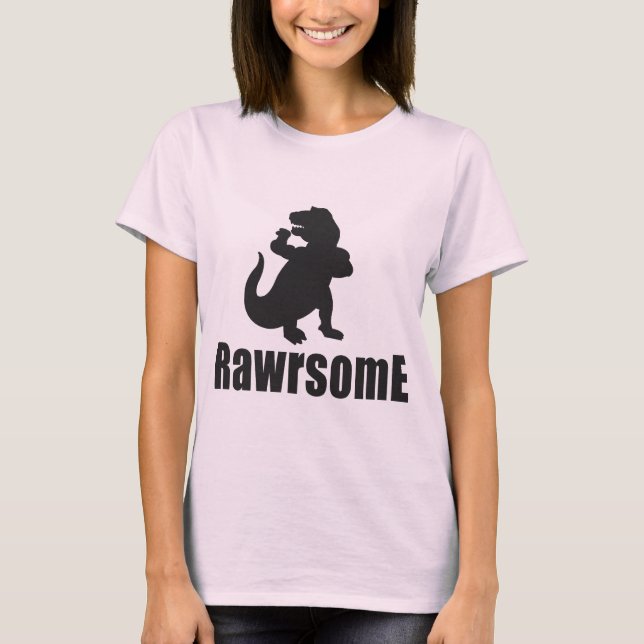 Rawrsome T-shirt (Framsida)