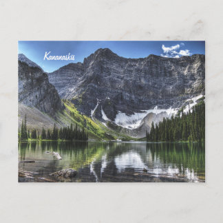Rawson Sjö, Kananaskis, Kanada. Vykort