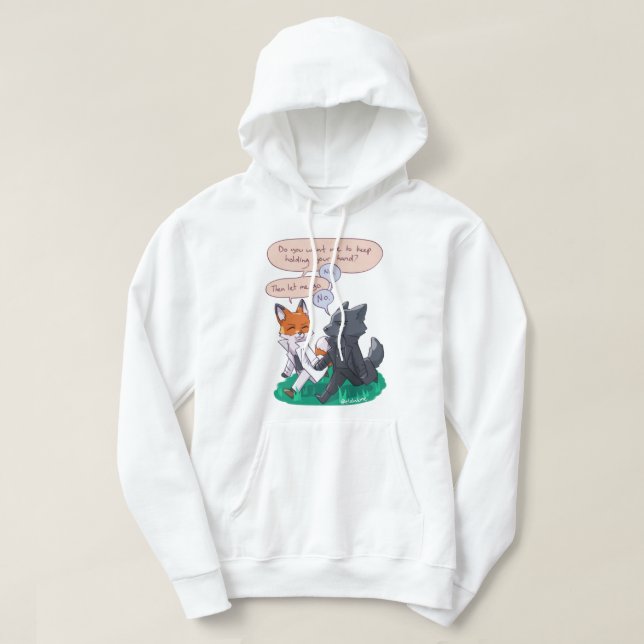 räx Kim Dokja och varg Yoo Jonghyuk Hoodie (Design framsida)