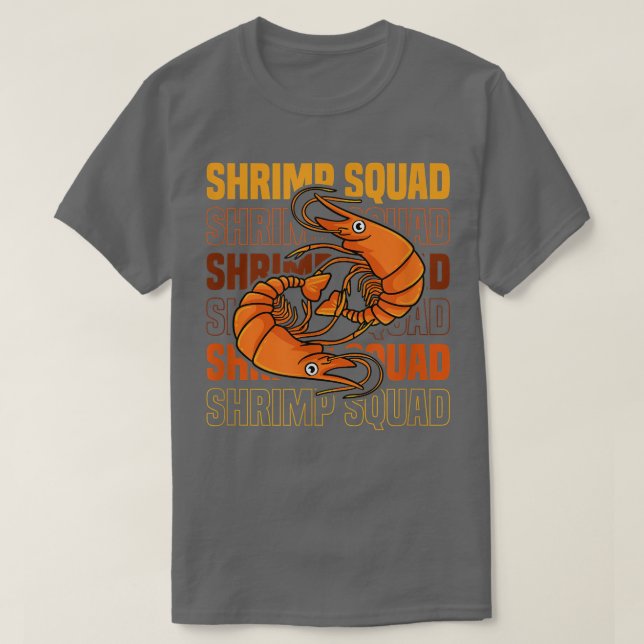 Räxtorget Ironic Seafood Chef Prawns T Shirt (Design framsida)