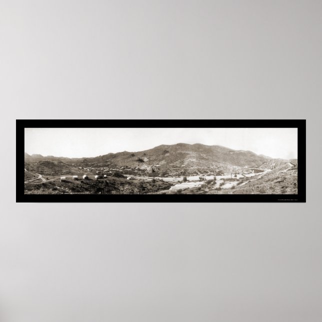 Ray, AZ Hercules Mine Photo 1909 Poster (Framsidan)