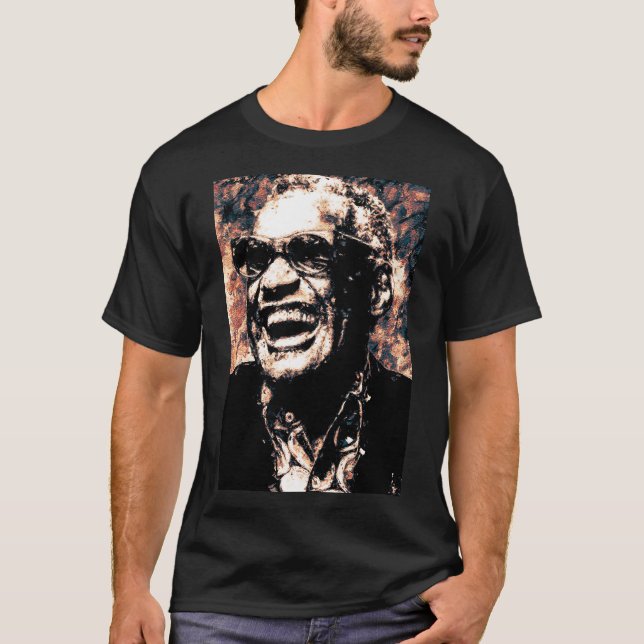 Ray Charles Painting T Shirt (Framsida)