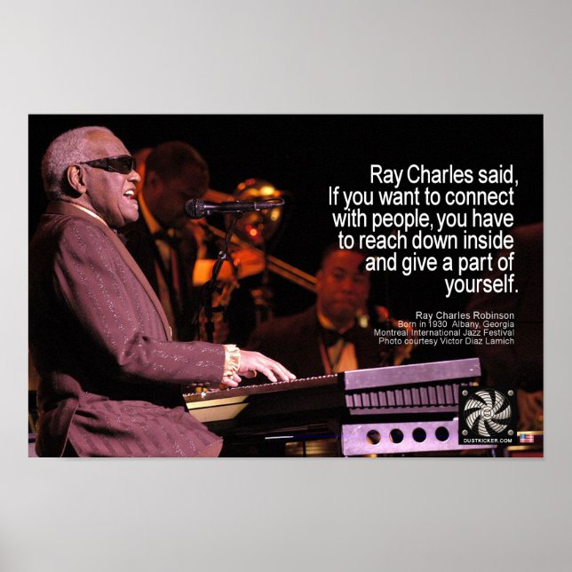 RAY CHARLES ROBINSON POSTER (Framsidan)