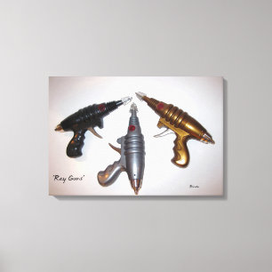 Ray Guns Art på Canvas