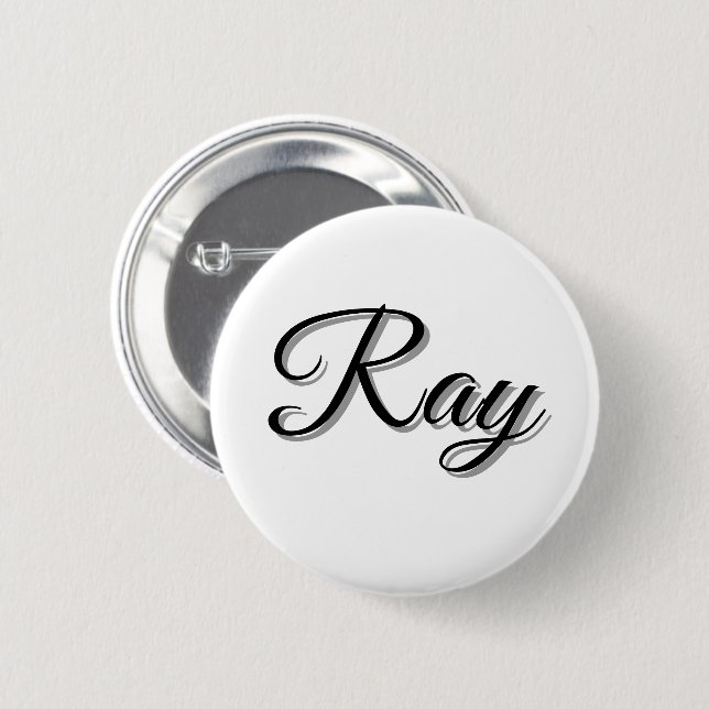 Ray Mans Namn, Knapp (Framsida & baksida)