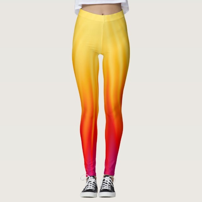 Ray med lätt orange och gult leggings (Framsida)