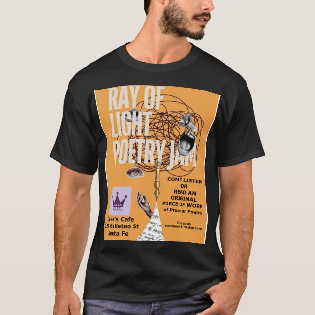 Ray of Light Poetry Jam T-Shirt (Framsida)
