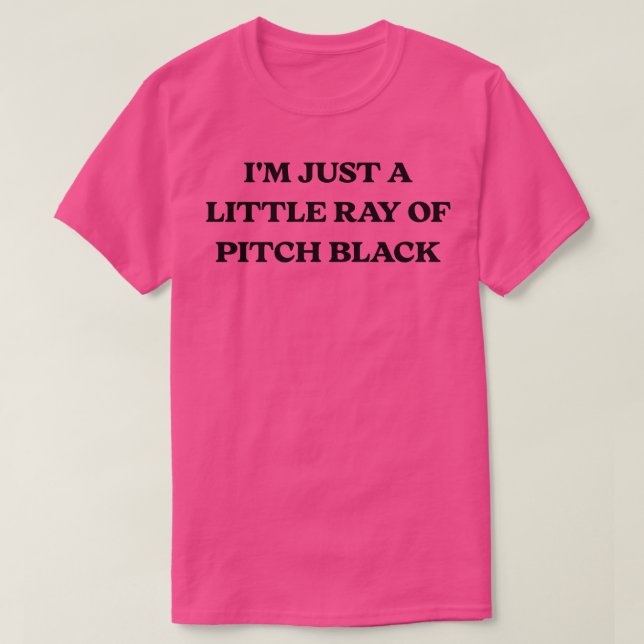 Ray of Pitch Black T Shirt (Design framsida)