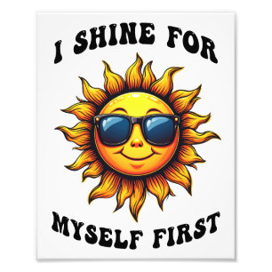 Ray of Sarcastic Sunshine - jag skyggar för mig sj Fototryck