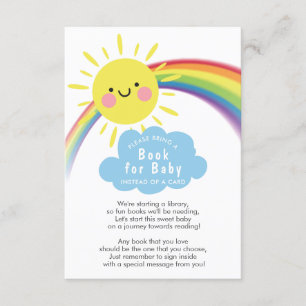 Ray of Sunshine Baby Shower Bok för Baby Card Tilläggskort