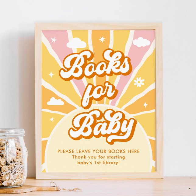 Ray of Sunshine Baby Shower Bokar för Baby Poster (Skapare uppladdad)