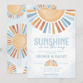 Ray of Sunshine Baby Shower-inbjudan Inbjudningar