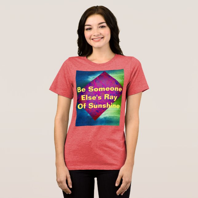 Ray of Sunshine Rainbow T Shirt (Framsida Full)
