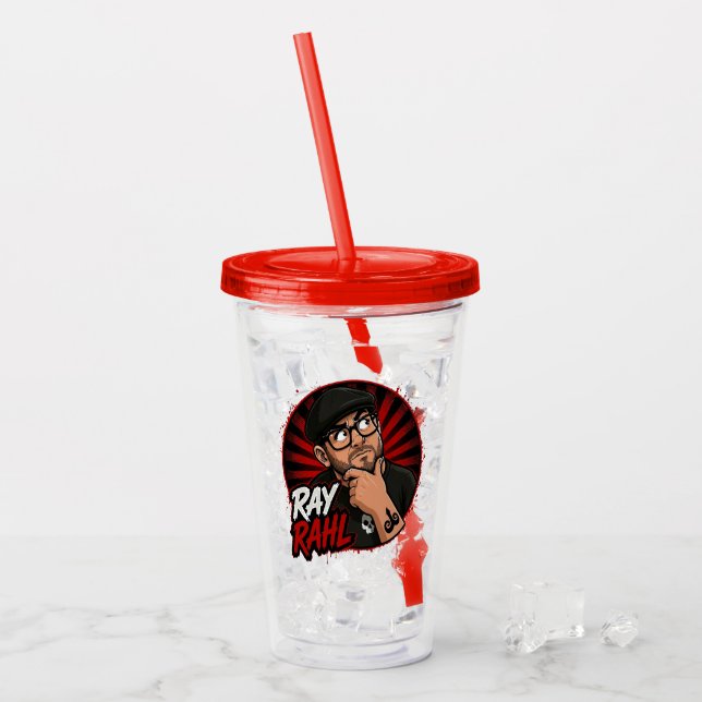 Ray Rahl Akryl Tumbler Take Away Mugg (Framsida Ice)