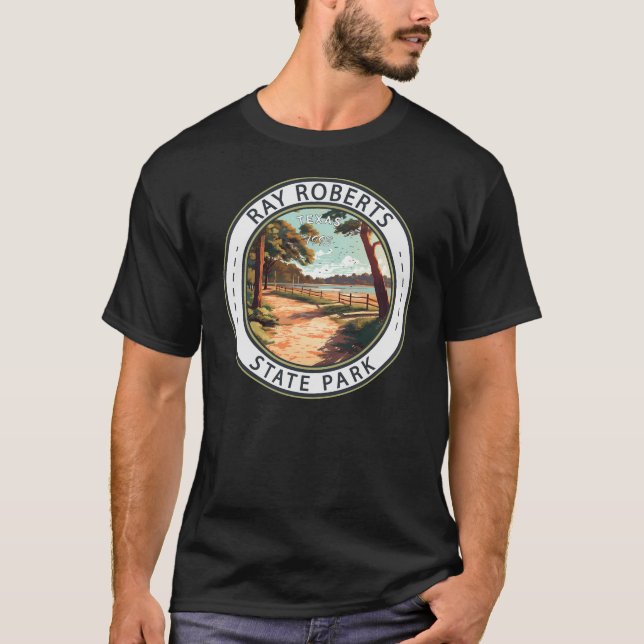 Ray Roberts State Park Texas Badge T Shirt (Framsida)