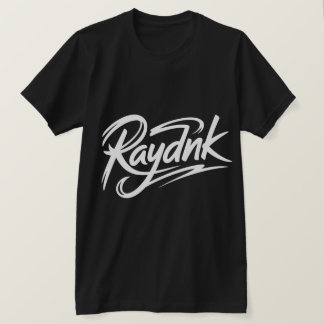 Raydnk Custom Script Logo  T Shirt